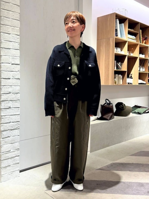 GALERIE VIE☆ プレーンコットン ポロプルオーバー（ニット/セーター）｜GALERIE VIE