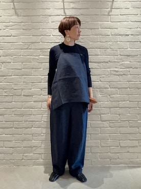 「エプロン」｜TOMORROWLAND_kimuraさん（レディース・161cm）の春コーディネート