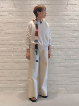 「トゥモローランド」｜「アイテム（その他シューズ）」を使った、TOMORROWLAND_kimuraさん（レディース・161cm）の冬コーディネート