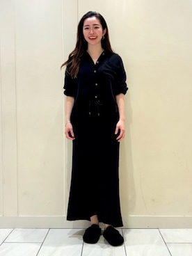 「JAMES PERSE（ジェームスパース）のアイテム」を使った、TOMORROWLAND_shirahaさん（レディース・168cm）の冬コーディネート