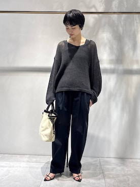 「BABYLONE（バビロン）のアイテム（バッグ）」を使った、のんさん（レディース・162cm）の春コーディネート