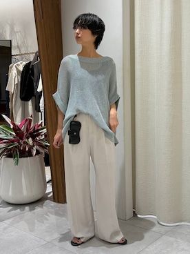 「BABYLONE（バビロン）のアイテム」を使った、のんさん（レディース・162cm）の夏コーディネート