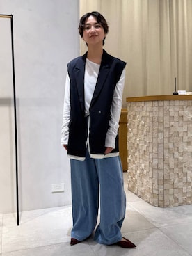「BABYLONE（バビロン）のアイテム」を使った、のんさん（レディース・162cm）の夏コーディネート