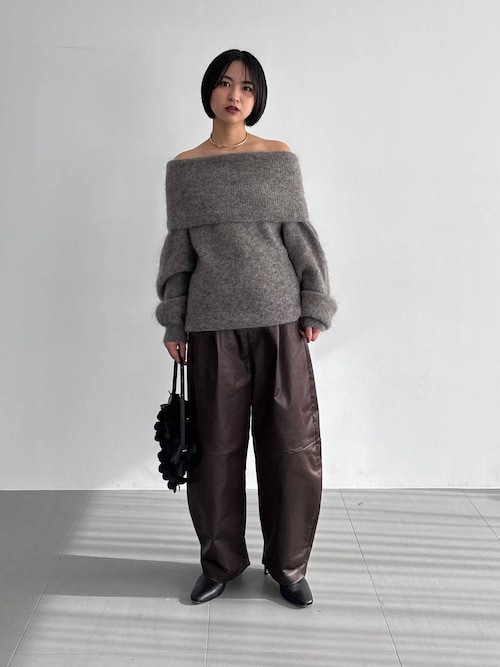 セール】サテンフェイクレザーパンツ（その他パンツ）｜BABYLONE