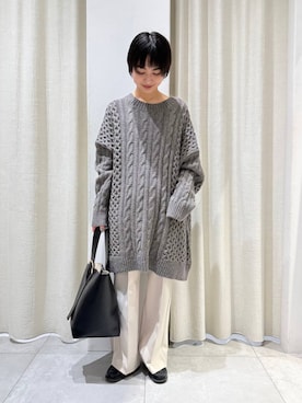 「BABYLONE（バビロン）のアイテム」を使った、のんさん（レディース・162cm）の秋コーディネート