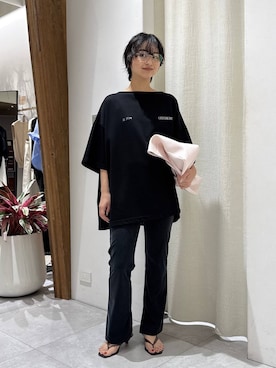 「She is-.（シーイズ）のアイテム」を使った、のんさん（レディース・162cm）の夏コーディネート