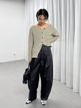 「JAMIRAY（ジャミレイ）のアイテム（バッグ）」を使った、のんさん（レディース・162cm）の秋コーディネート