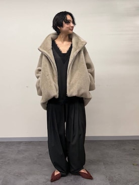 「HENRI EN VARGO（ヘンリエンヴァーゴ）のアイテム」を使った、のんさん（レディース・162cm）の秋コーディネート