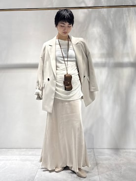 「BABYLONE（バビロン）のアイテム」を使った、のんさん（レディース・162cm）の春コーディネート