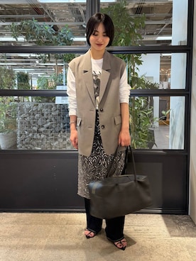 「アイテム（その他アウター）」を使った、のんさん（レディース・162cm）の夏コーディネート