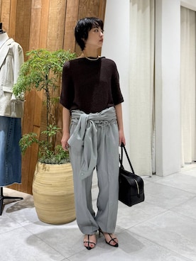 「BABYLONE（バビロン）のアイテム」を使った、のんさん（レディース・162cm）の春コーディネート