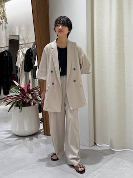 「BABYLONE（バビロン）のアイテム」を使った、のんさん（レディース・162cm）の夏コーディネート