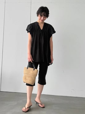 「beej（ビージ）のアイテム」を使った、のんさん（レディース・162cm）の春コーディネート