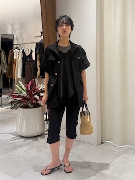 「BABYLONE（バビロン）のアイテム」を使った、のんさん（レディース・162cm）の夏コーディネート