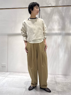 「REMME（レメ）の【REMME】メッシュシューズ（パンプス、ブラック系）」を使った、のんさん（レディース・162cm）の春コーディネート