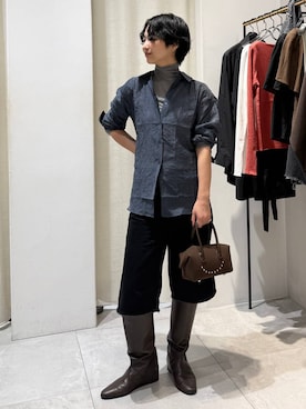 「upperhights（アッパーハイツ）のアイテム」を使った、のんさん（レディース・162cm）の夏コーディネート