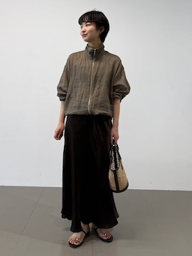 「BABYLONE（バビロン）のアイテム」を使った、のんさん（レディース・162cm）の春コーディネート