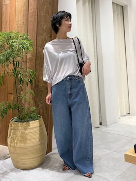 「ADD CULUMN（アドカラム）のアイテム」を使った、のんさん（レディース・162cm）の春コーディネート