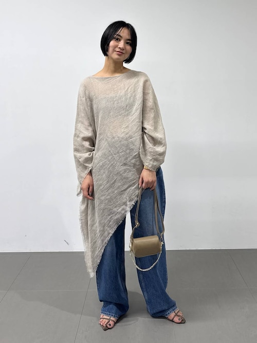 PROTAGONISTA】リネンポンチョ（その他トップス）｜PROTAGONISTA