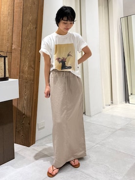 「BABYLONE（バビロン）のアイテム」を使った、のんさん（レディース・162cm）の春コーディネート