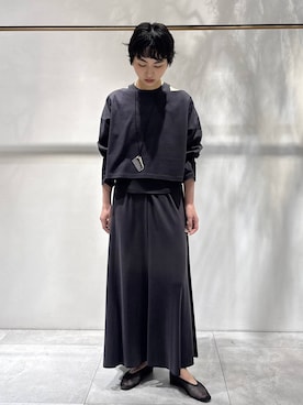 「REMME（レメ）の【REMME】メッシュシューズ（パンプス、ブラック系）」を使った、のんさん（レディース・162cm）の春コーディネート