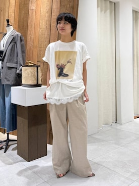 「BABYLONE（バビロン）のアイテム」を使った、のんさん（レディース・162cm）の春コーディネート