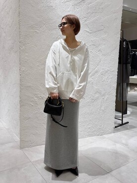 「AIM（エイム）のアイテム」を使った、のんさん（レディース・162cm）の冬コーディネート