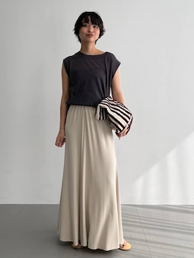 「BABYLONE（バビロン）のアイテム」を使った、のんさん（レディース・162cm）の夏コーディネート