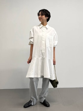 「MOHI（モヒ）のアイテム」を使った、のんさん（レディース・162cm）の夏コーディネート