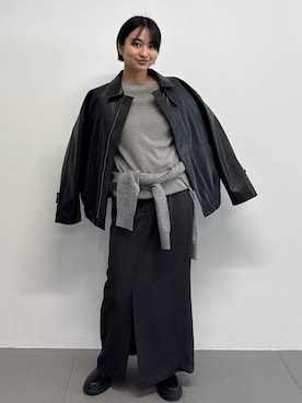 「アイテム（カバーオール）」を使った、のんさん（レディース・162cm）の夏コーディネート