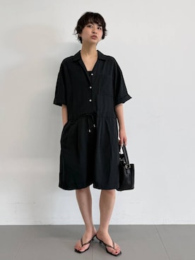 「MOHI（モヒ）のアイテム」を使った、のんさん（レディース・162cm）の春コーディネート