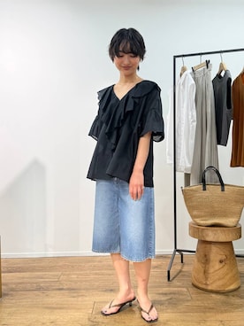 「BABYLONE（バビロン）のアイテム」を使った、のんさん（レディース・162cm）の夏コーディネート