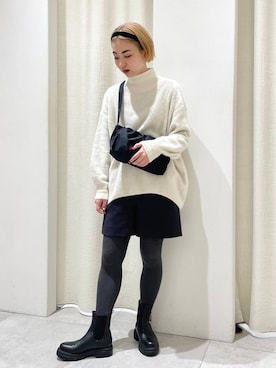 「ALICE MARTHA（アリスマシャ）のアイテム」を使った、のんさん（レディース・162cm）の冬コーディネート