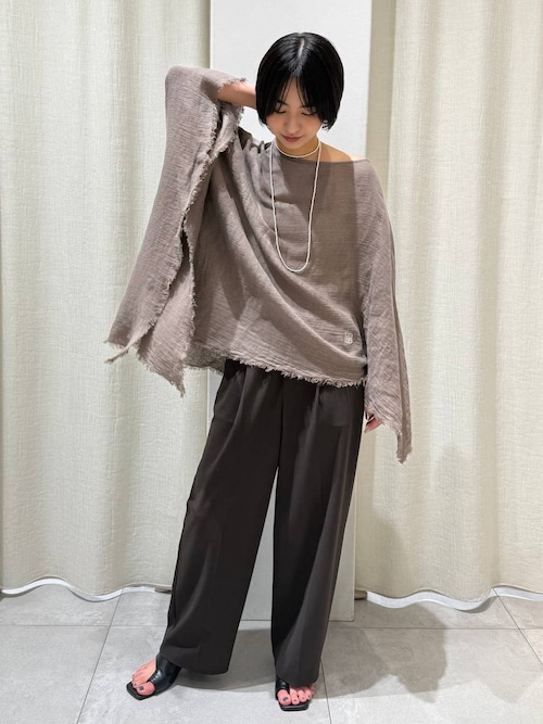 セール】【PROTAGONISTA】リネンポンチョ（その他トップス