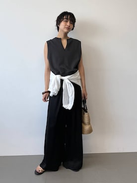のんさん(レディース・162cm)の夏コーディネート