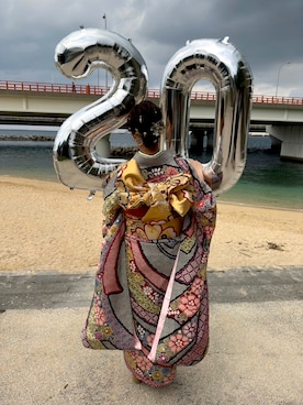 「アイテム（水着/着物・浴衣）」を使った、nagiさん（レディース・161cm）の夏コーディネート