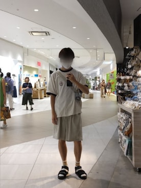 「みんなの白Tフェス」｜「アイテム（チノパンツ）」を使った、ITSUKIさん（メンズ・163cm）の夏コーディネート