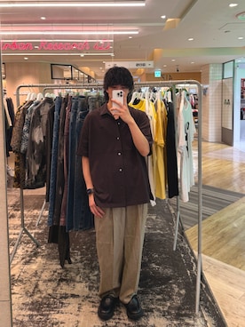「リネン」｜ygm___urさん（メンズ・173cm）の春コーディネート