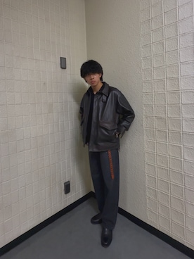 「アイテム（ミリタリージャケット）」を使った、ygm___urさん（メンズ・173cm）の秋コーディネート