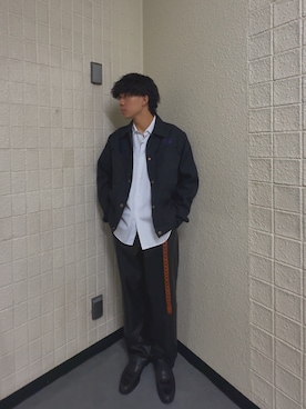 「アイテム（テーラードジャケット）」を使った、ygm___urさん（メンズ・173cm）の秋コーディネート