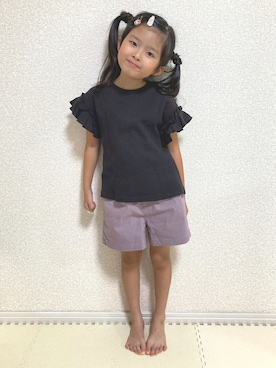 「devirock（デビロック）のアイテム」を使った、sa♡yaさん（キッズ・110cm）の夏コーディネート