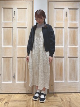 「セットアイテム」｜「アイテム（その他）」を使った、かわかみさん（レディース・161cm）の春コーディネート