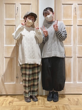 かわかみさん(レディース・161cm)の冬コーディネート