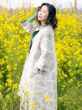「LA BELLE ETUDE（ラベルエチュード）のアイテム（ジャケット/アウター）」を使った、KINOさん（レディース・167cm）の夏コーディネート