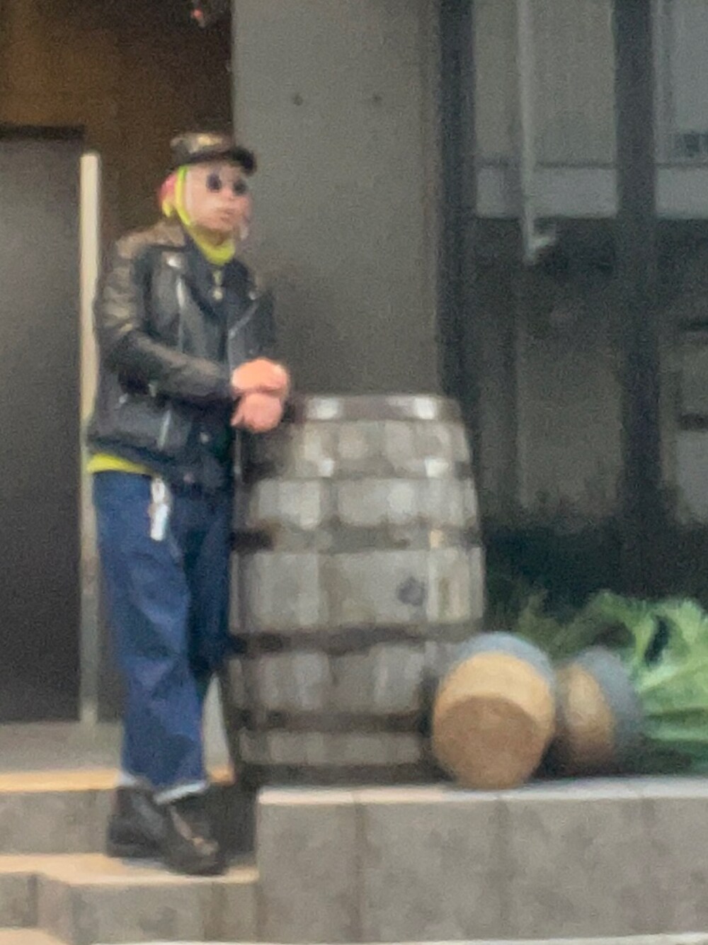 NO ID.（ノーアイディ）の「ラムレザーベジタブルパイピングライダース
