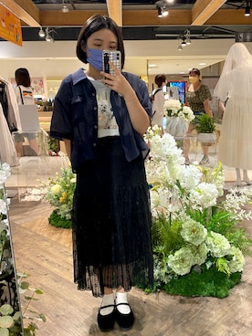 「通勤穿搭」｜「アイテム（トップス）」を使った、Ting  🇹🇼 さん（レディース・153cm）の夏コーディネート