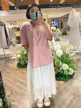 「西裝外套」｜Ting  🇹🇼 さん（レディース・153cm）の夏コーディネート
