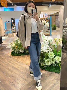 「AUGUST（オーガスト）のアイテム」を使った、Ting  🇹🇼 さん（レディース・153cm）の秋コーディネート