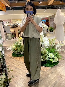 「個性的 古着」｜Ting  🇹🇼 さん（レディース・153cm）の夏コーディネート