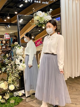 「BLANC..（ブラン）のアイテム」を使った、Ting  🇹🇼 さん（レディース・153cm）の秋コーディネート